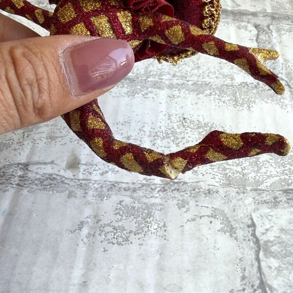 Katherines Collection Leaping Frog Mardi Gras Jester New Orleans Ornament -flaws - Picture 6 of 6